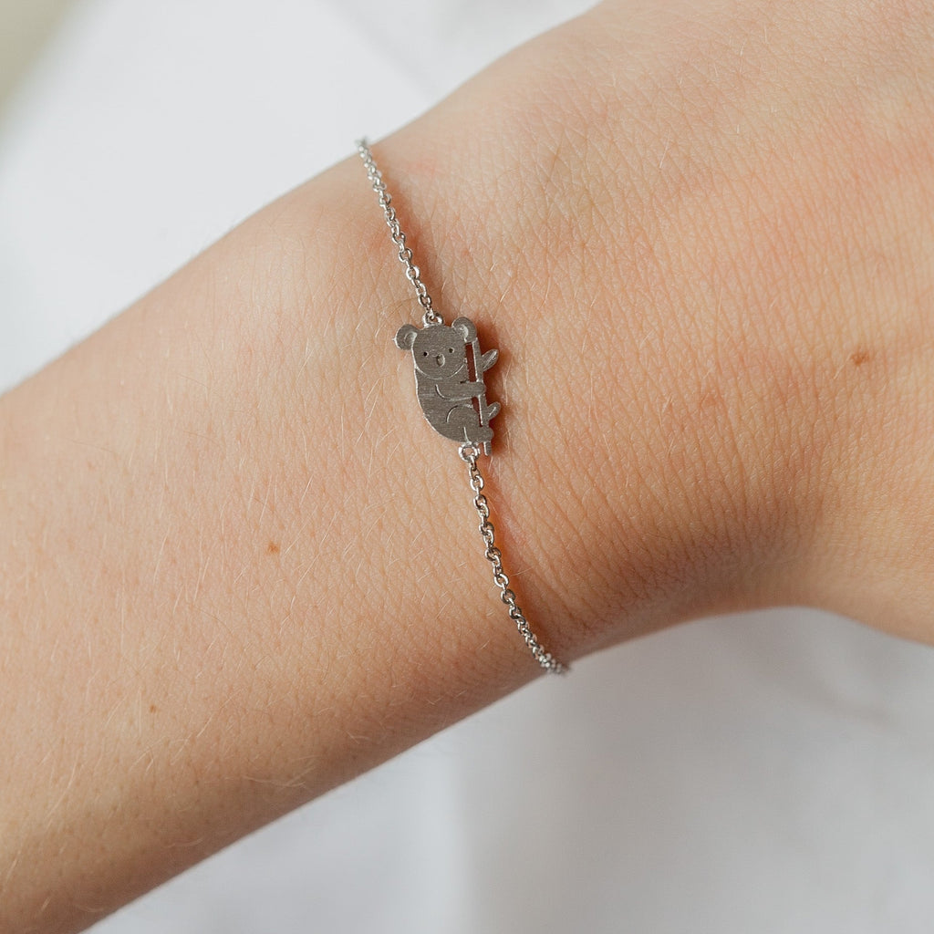 Feines Armband mit Koala-Anhänger – versilbert und hautfreundlich | Shop Nory