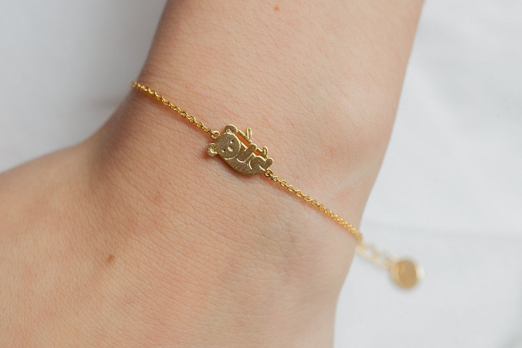 Goldfarbenes Koala-Armband | Shop Nory