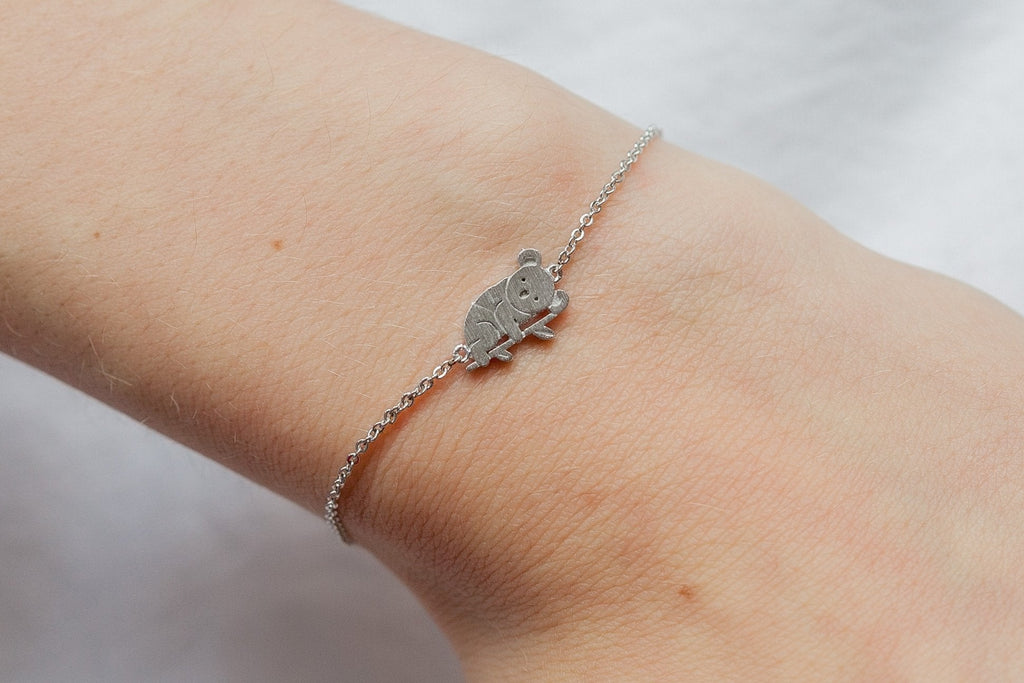 Feines Armband mit Koala-Anhänger – versilbert und hautfreundlich | Shop Nory