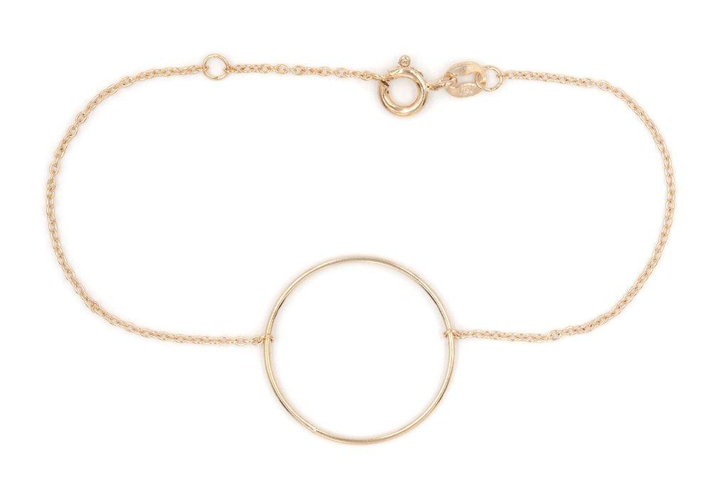 Armband Kreis Schlicht 16K vergoldet | Shop Nory