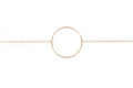 Armband Kreis Schlicht 16K vergoldet | Shop Nory