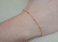 Ankerarmband mit Kugeln Vergoldet | Shop Nory