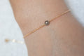 Feine Armband mit Labradorit-Stein 16K vergoldet | Shop Nory
