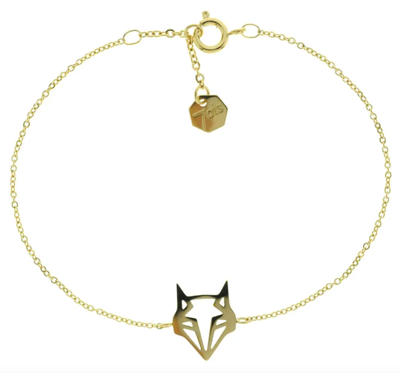 Origami-Armband mit Fuchs aus goldfarbenem Edelstahl – Zeitlose Eleganz und symbolische Bedeutung | Shop Nory