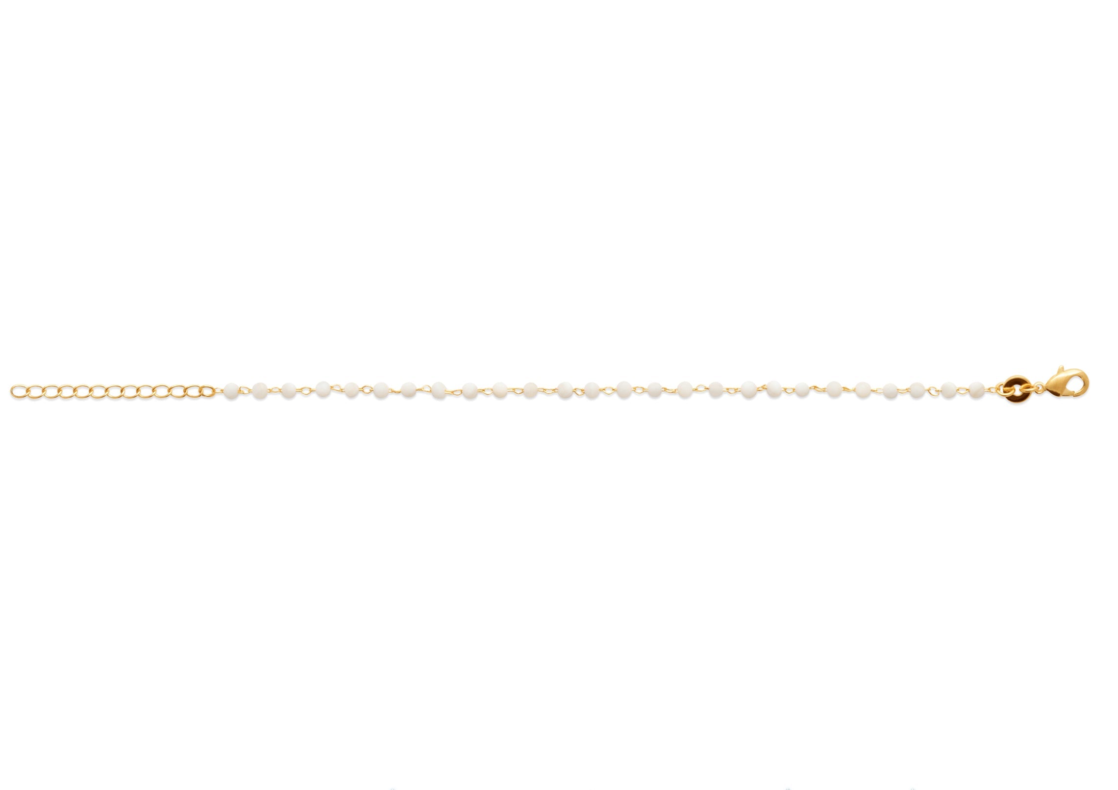 Schlichtes Armband mit Mondstein - 16K vergoldet | Shop Nory
