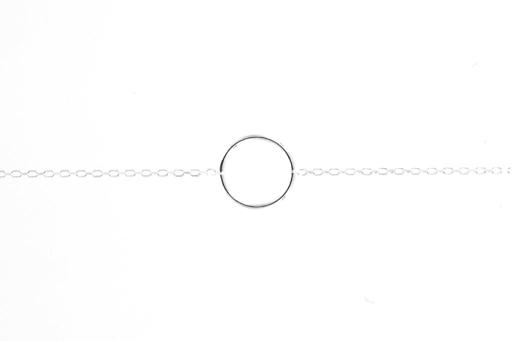 Armkettchen Armband Kreis Ring aus Silber | Shop Nory