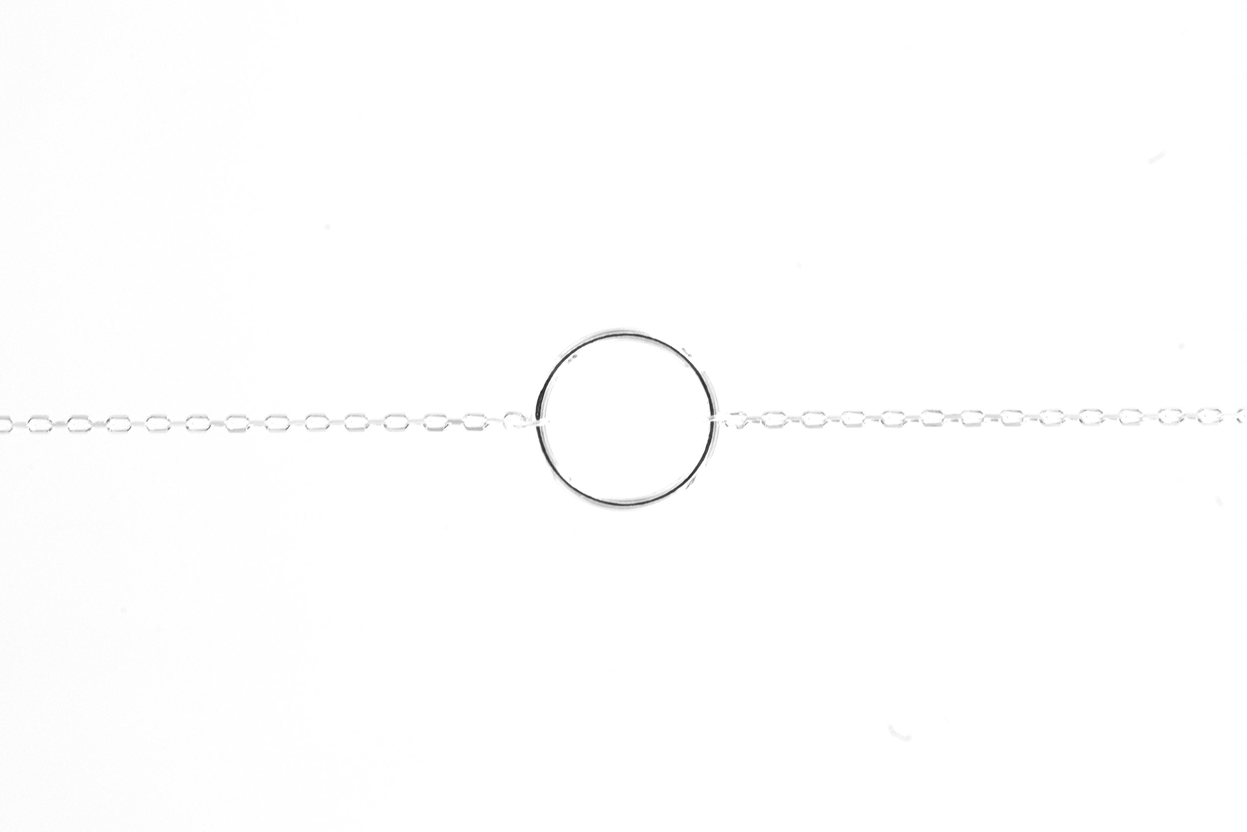 Armkettchen Armband Kreis Ring aus Silber | Shop Nory