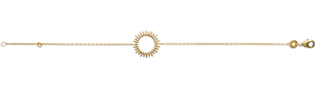 Armband mit Sonnensymbol | 18 Karat vergoldet | Shop Nory
