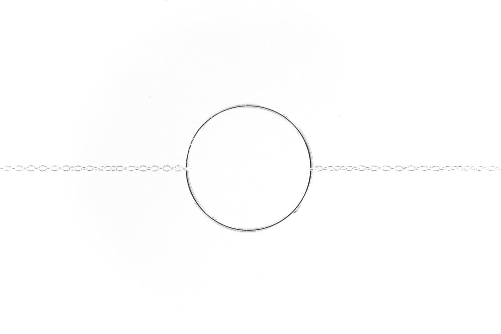 Armband Armkettchen Basic Kreis Ring aus Silber | Shop Nory