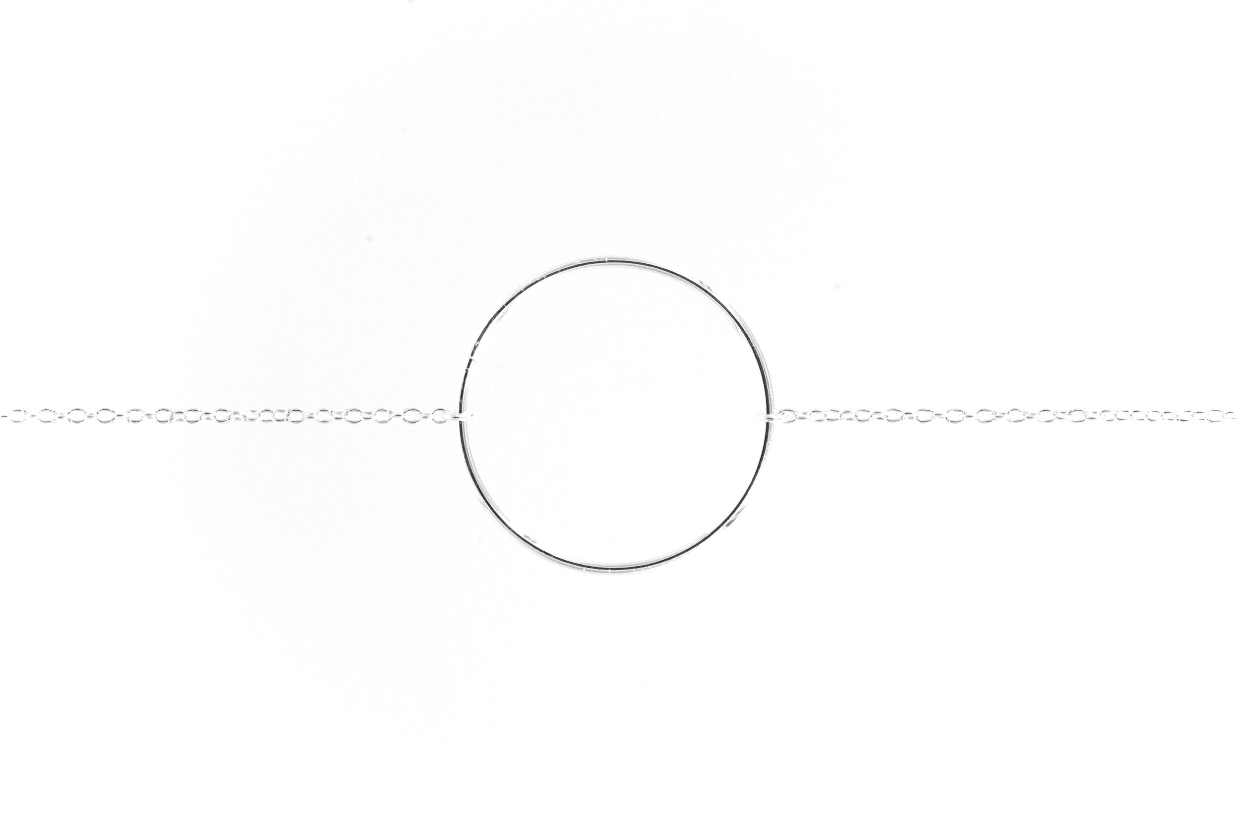 Armband Armkettchen Basic Kreis Ring aus Silber | Shop Nory