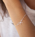 Armband mit Schleife aus echtem Silber | Shop Nory