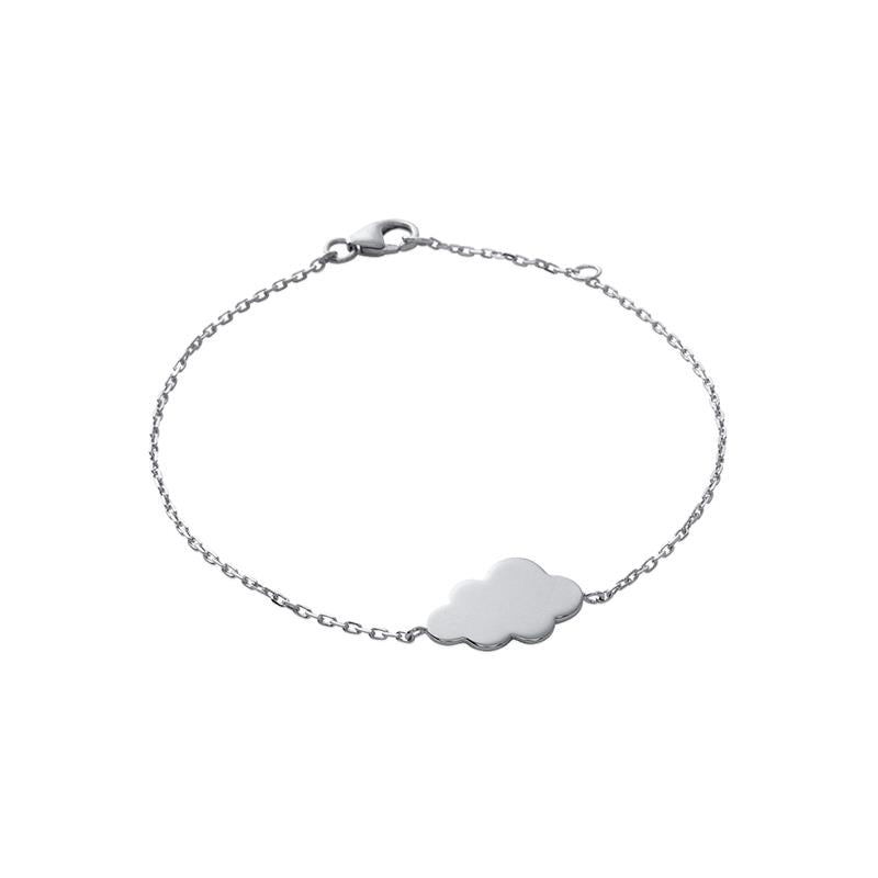 Silbernes Armband mit Wolke – Zarte Eleganz und himmlische Leichtigkeit | Shop Nory