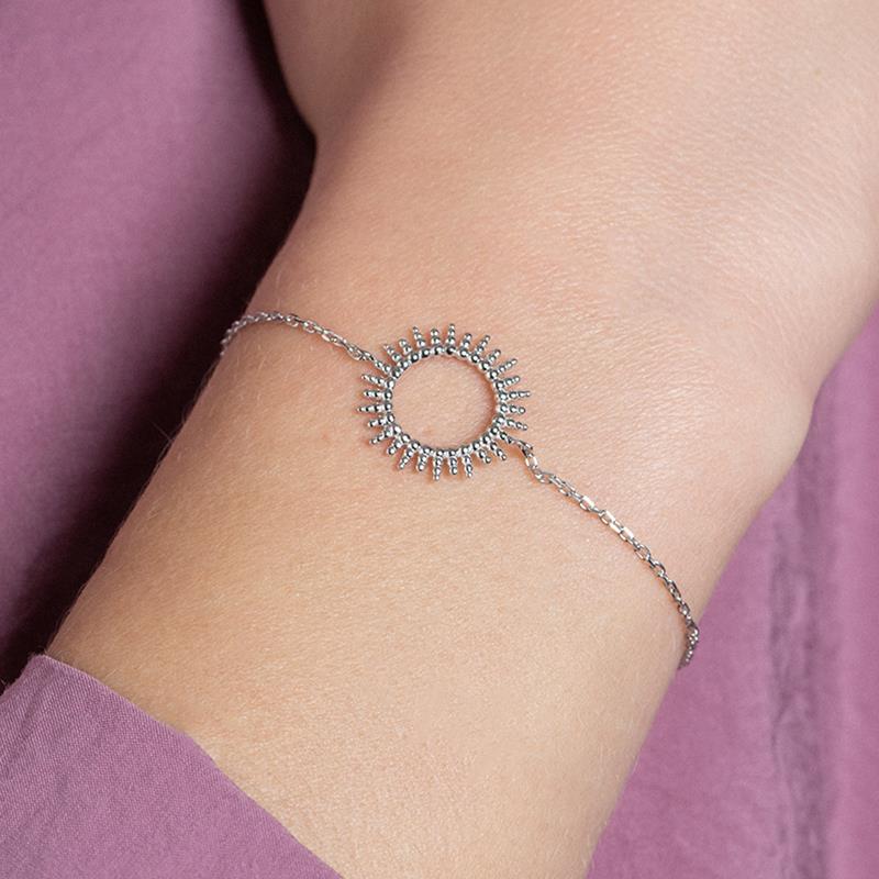 Armband mit Sonnensymbol aus Silber | Shop Nory