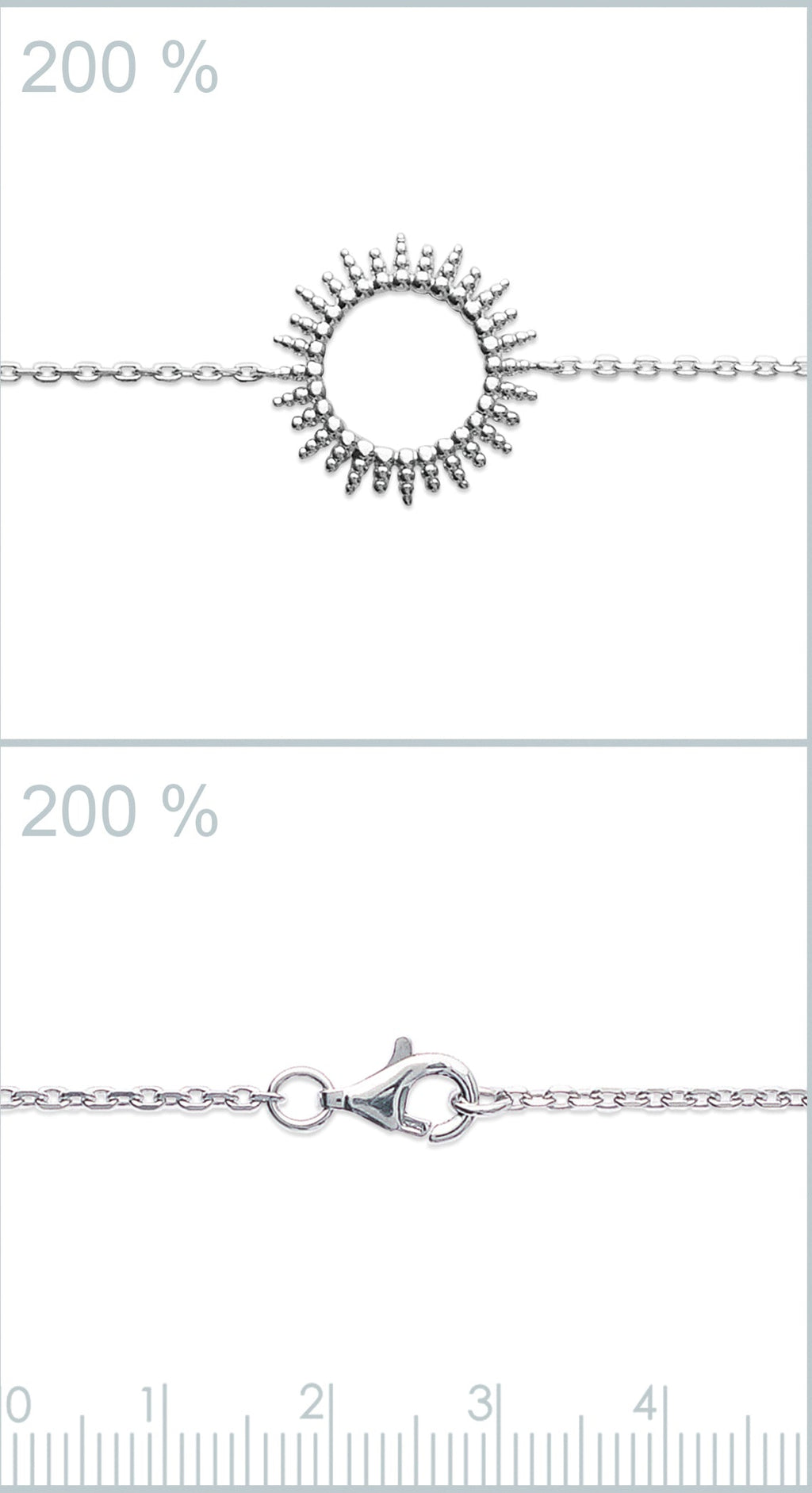 Armband mit Sonnensymbol aus Silber | Shop Nory