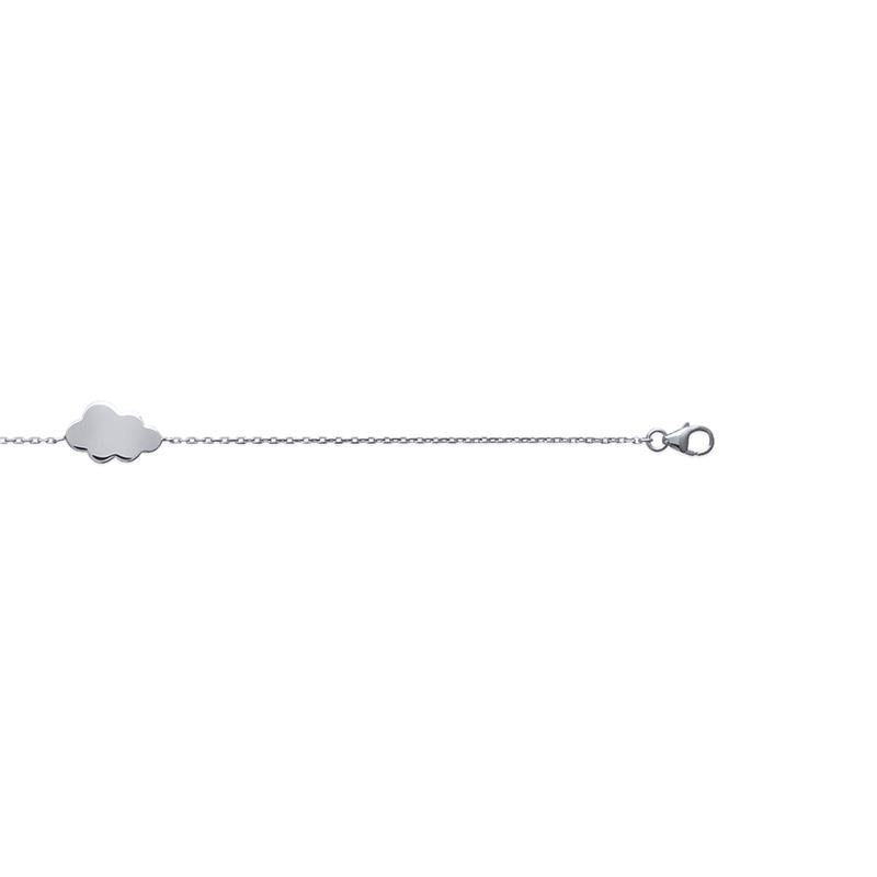 Silbernes Armband mit Wolke – Zarte Eleganz und himmlische Leichtigkeit | Shop Nory