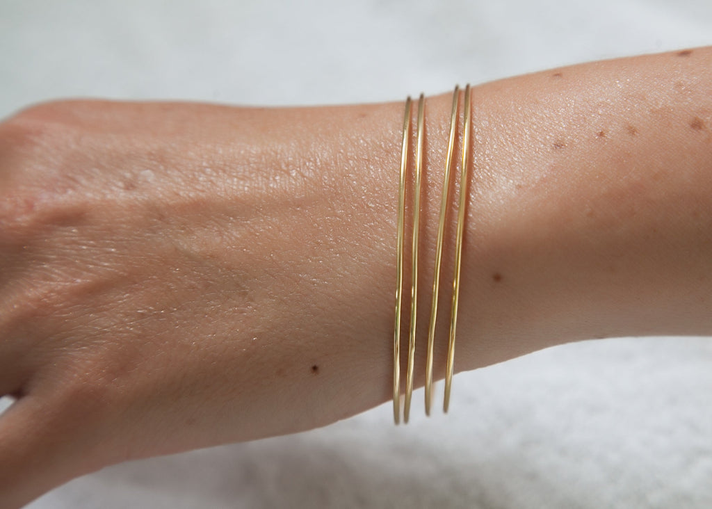 Rinder Armreif 16 Karat vergoldet | Shop Nory