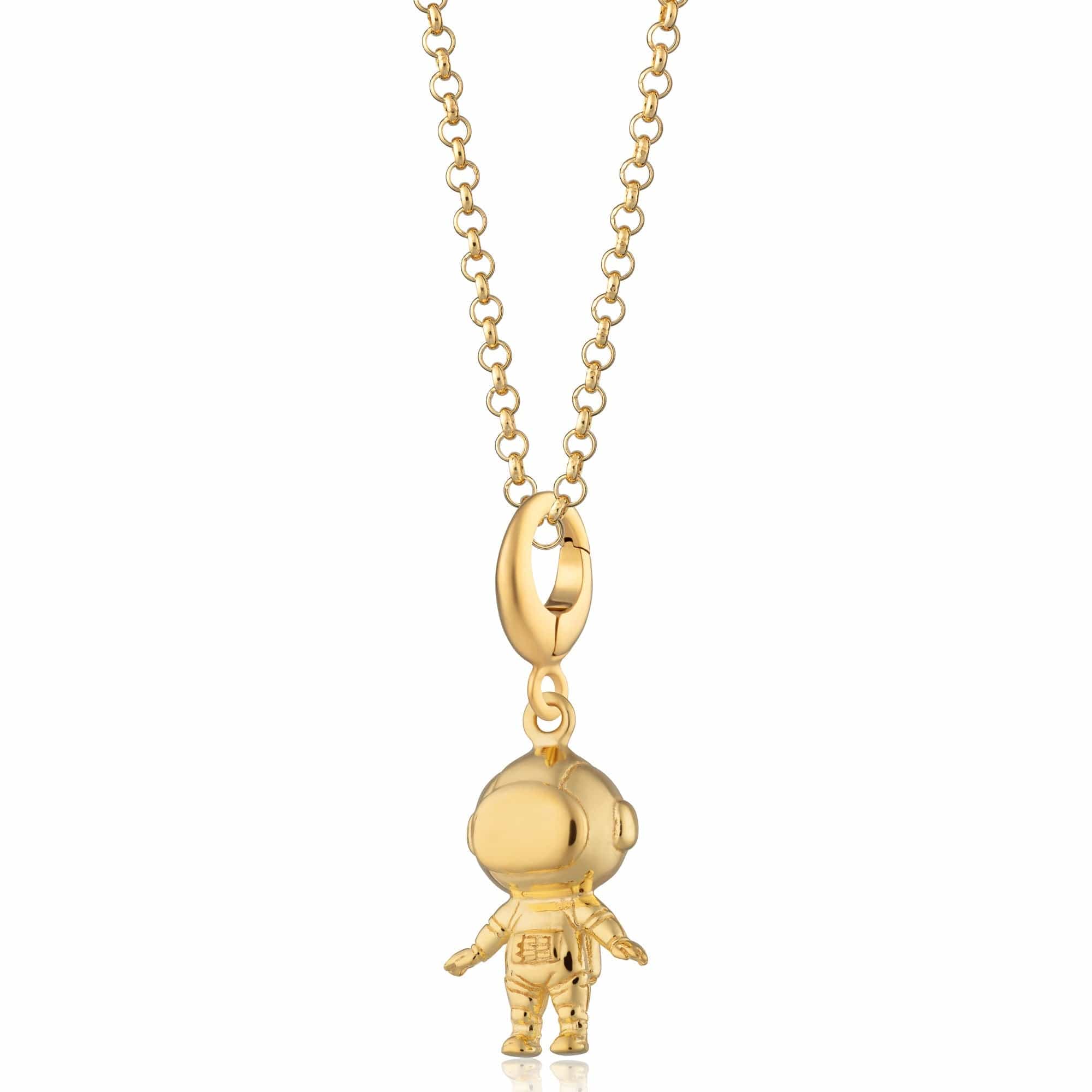 Gold Astronaut Charm Halskette | Shop Nory