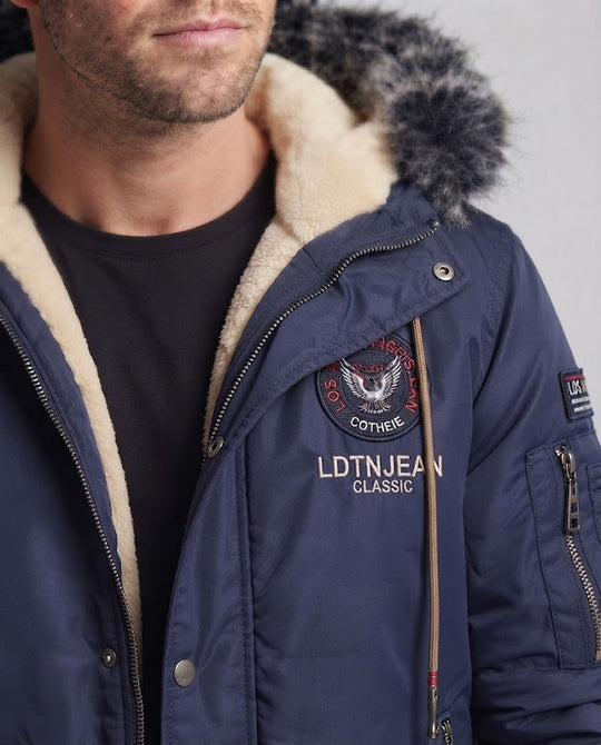 Herren Winterjacke mit Teddyfutter Shop Nory