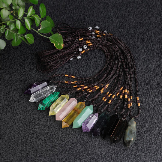 Natürliche Kristall-Amethyst-Heilende Halskette | Shop Nory