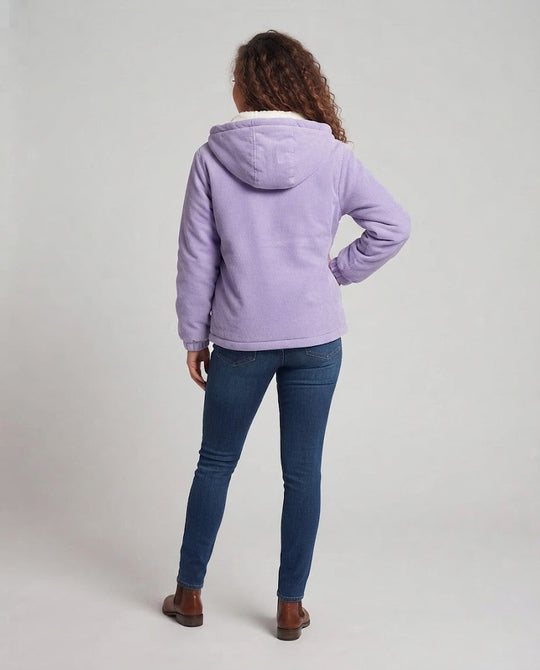 Damen Fleecejacke mit Kapuze Shop Nory