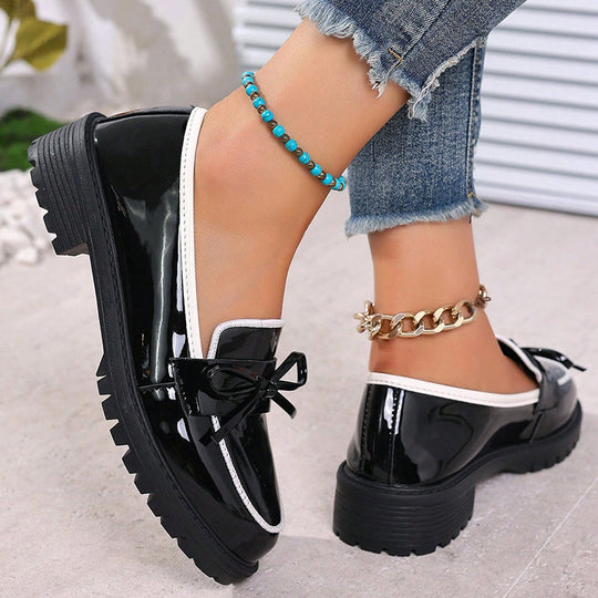 Elegante Orthopädische Loafer Mit Blockabsatz