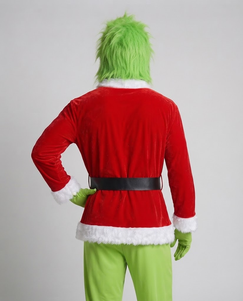 Herren Kostüm als grüner Weihnachtsgeist Shop Nory