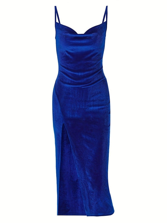 Satin Abendkleid