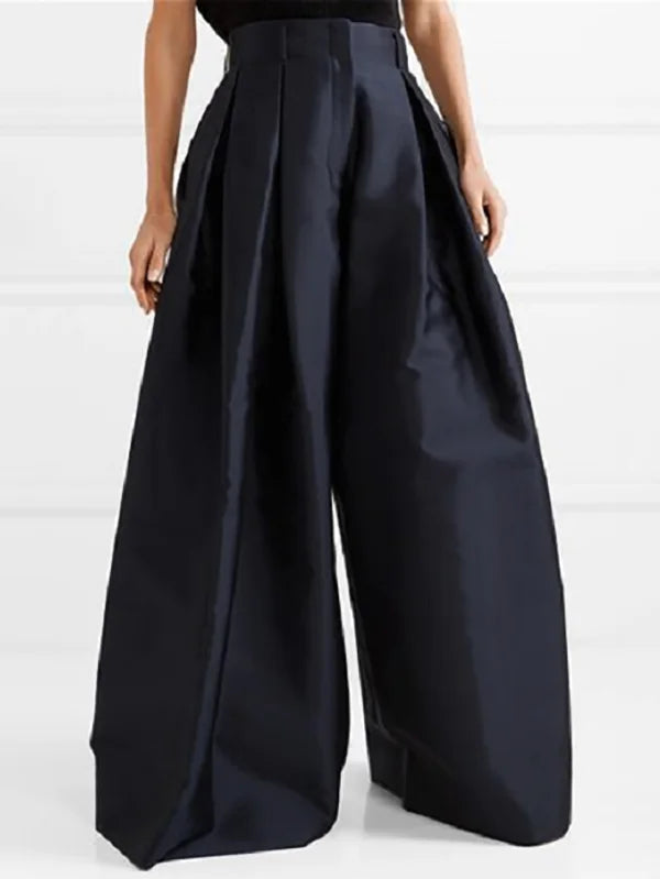 Weite Hose mit Hoher Taille