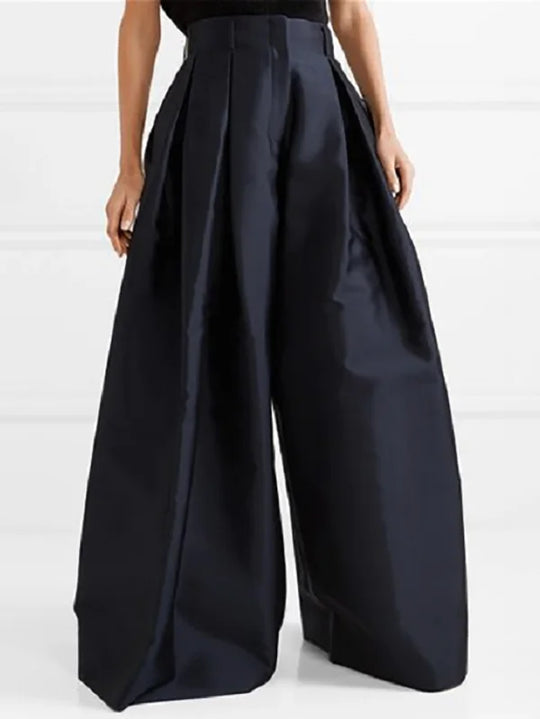 Weite Hose mit Hoher Taille