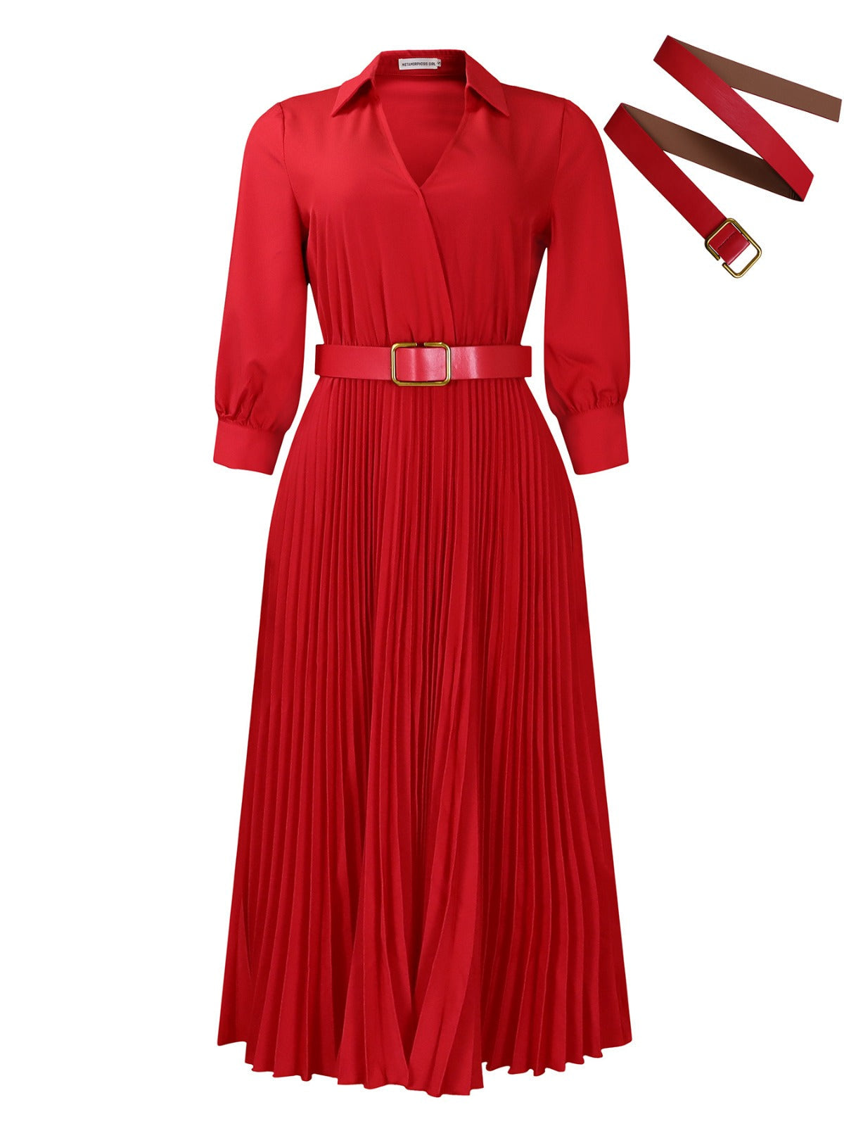 Women 's solide Farbe große Größe Kleid