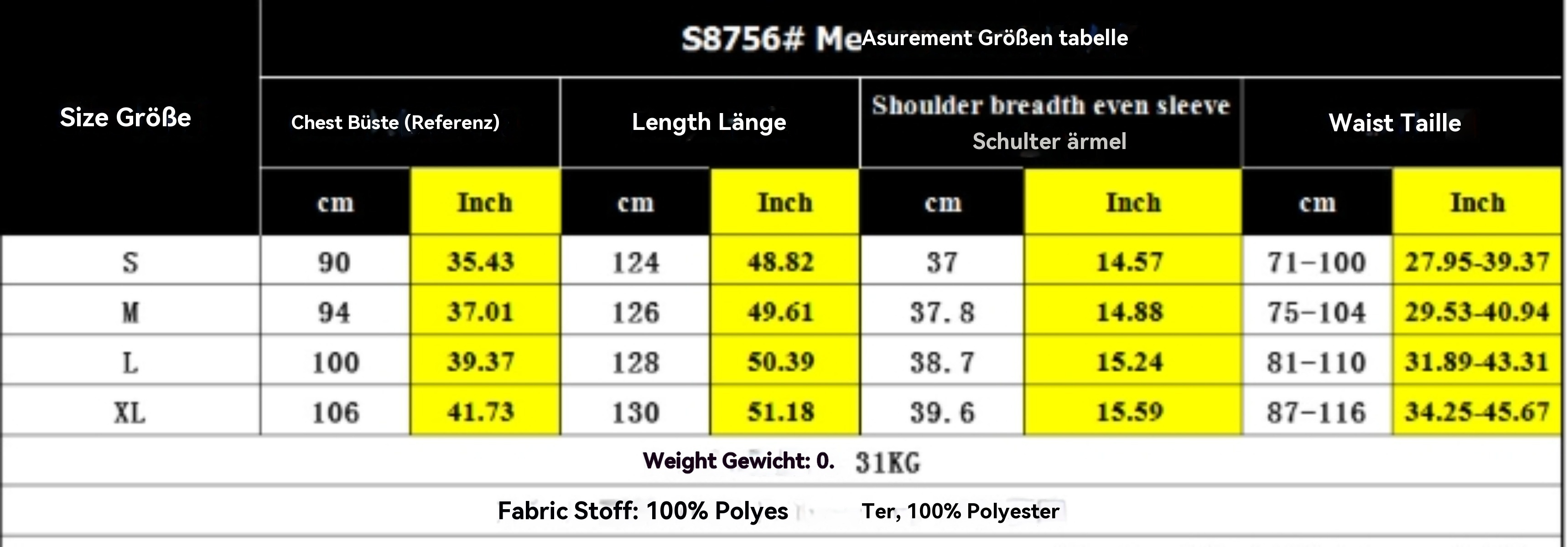 Einfarbiges unregelmäßiges Kleid mit Schulterärmeln