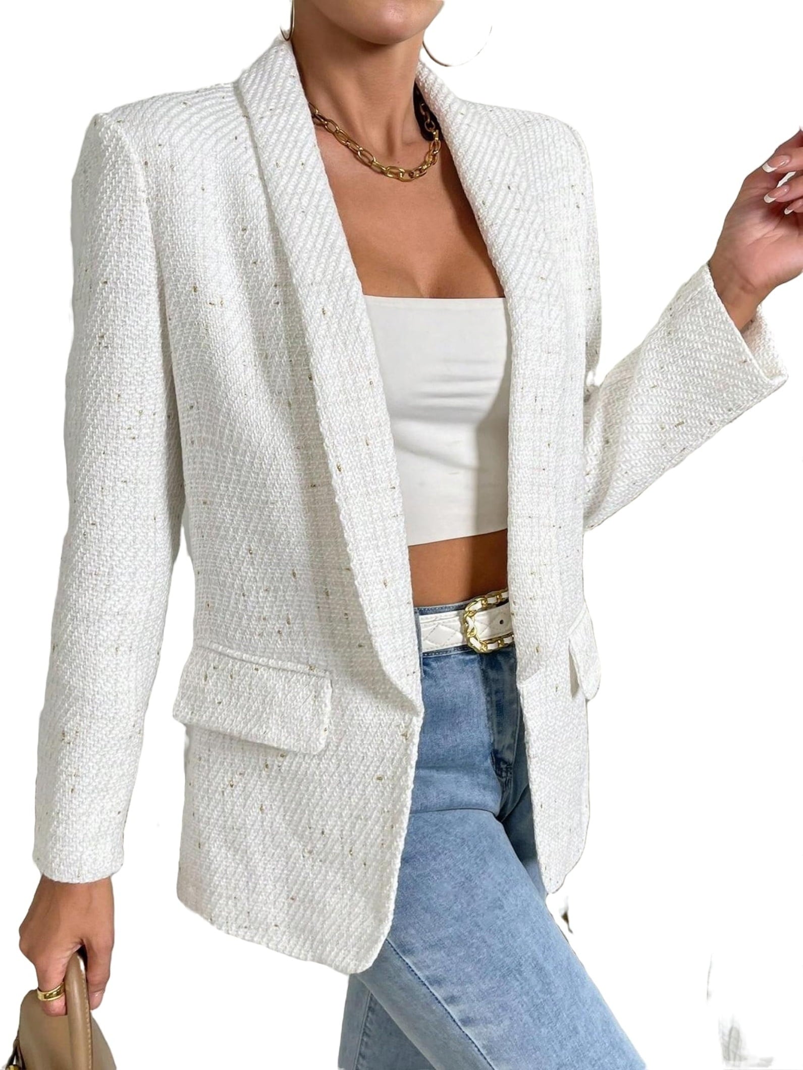 Karierter Blazer