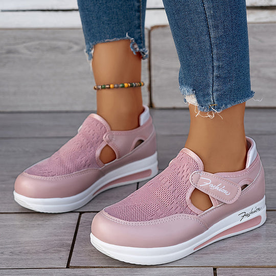 orthopädische Damen-Sneaker, atmungsaktiv und bequem.