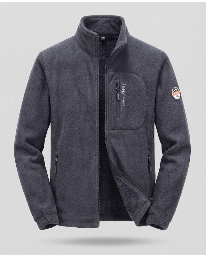 Herren Fleecejacke mit hohem Kragen Shop Nory