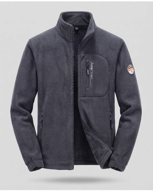 Herren Fleecejacke mit hohem Kragen Shop Nory