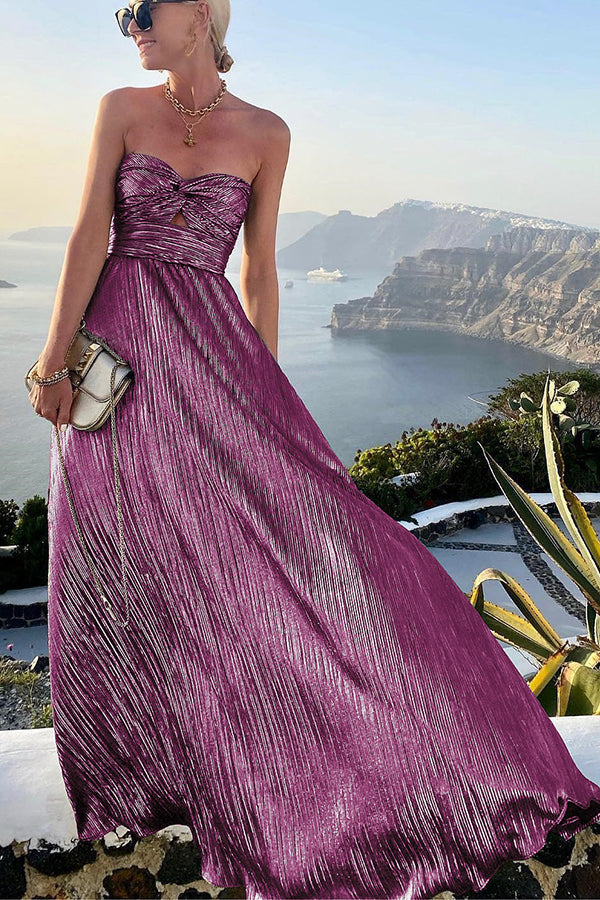 Damen Maxikleid schulterfrei