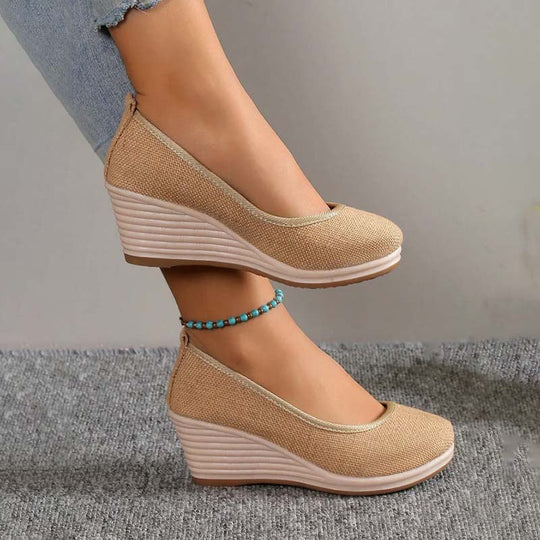 Lässige Keilschuhe