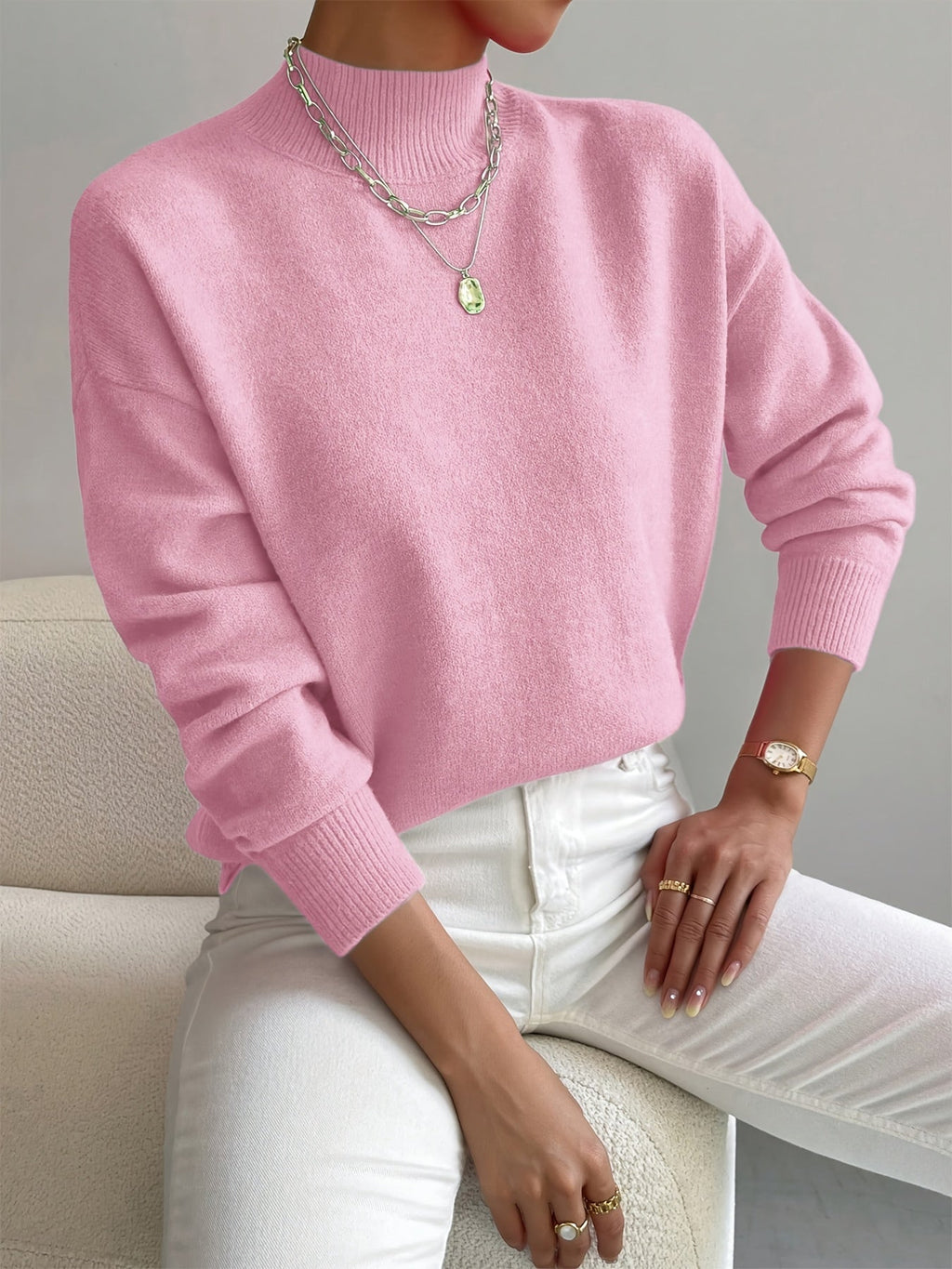 ShopNory | eleganter Rollkragenpullover