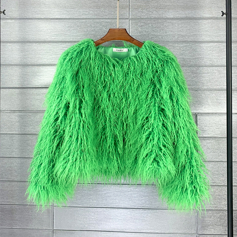 Fluffy Kurze Jacke