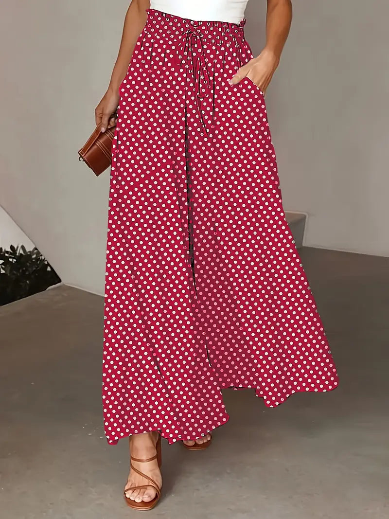 Elegante und Schicke Hose mit Weitem Bein