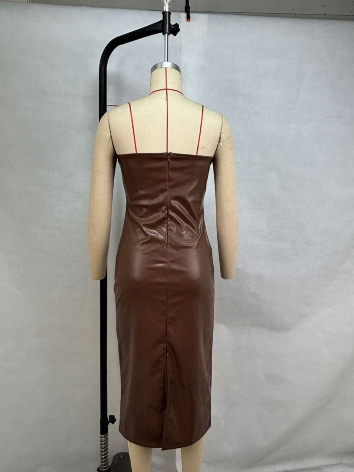 Schlauchtop geteiltes Kleid