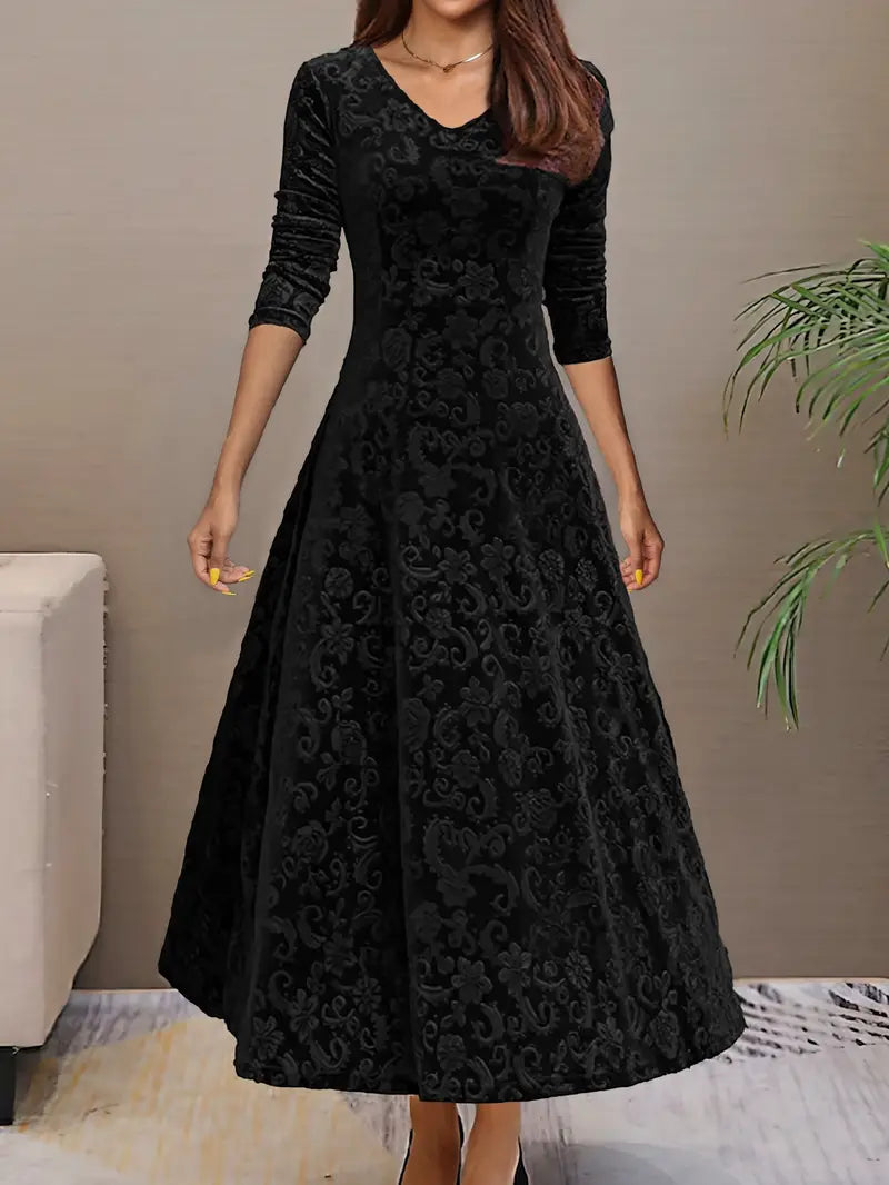 Figurschmeichelndes Ausgestelltes Kleid