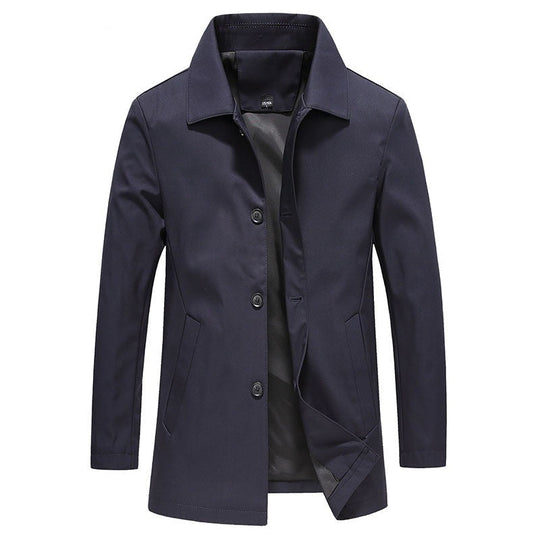 Herren Knopf-down Kragen Jacke