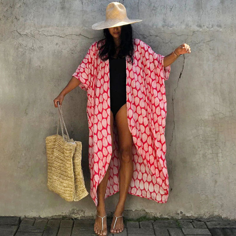 Glamouröse Sonnenschutz Resort Strandkleid Cover Up