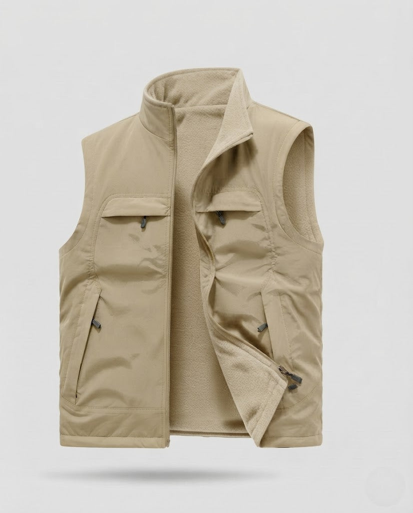 Herren Praktische und wandelbare Fleece-Weste Shop Nory