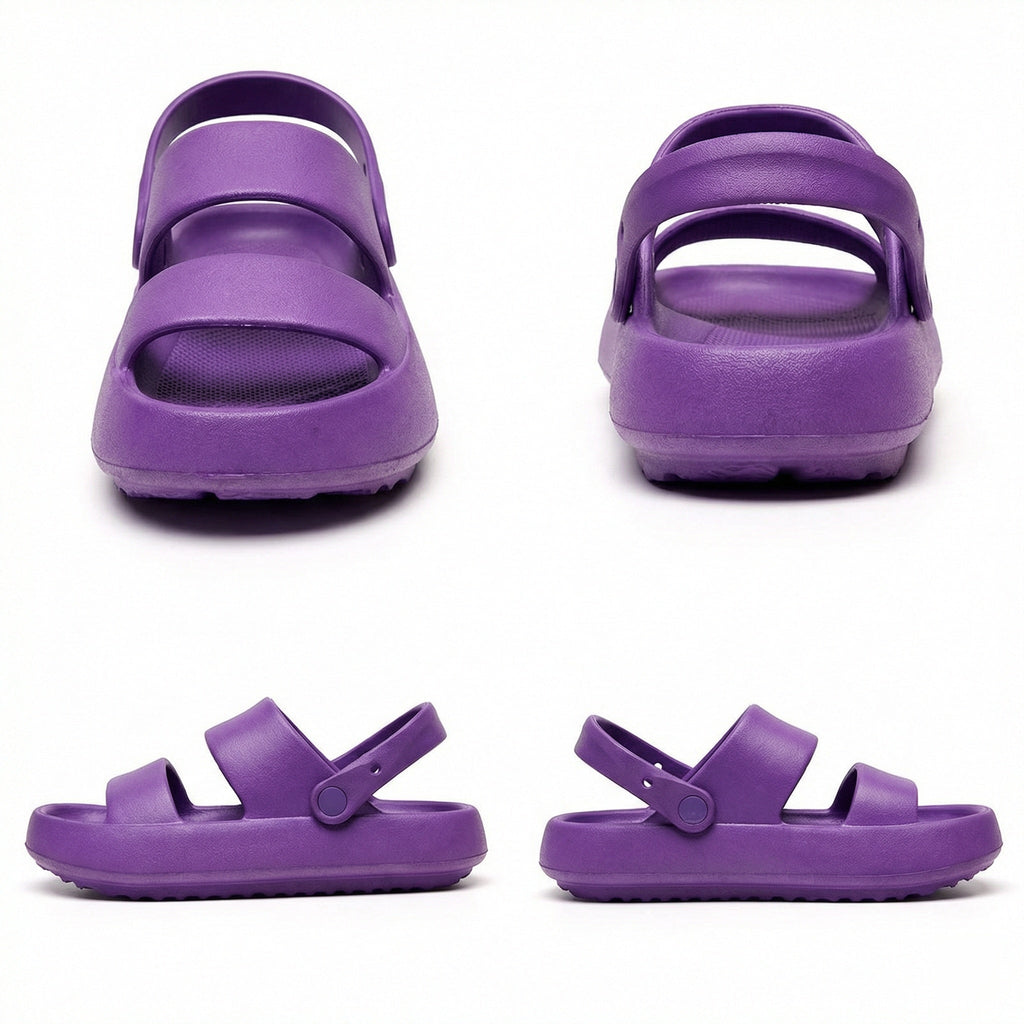 Orthopädische Sandalen Comfort Plus Pantoletten mit Doppelriemen Gepolsterte, Lässige Slip-On-Sandalen