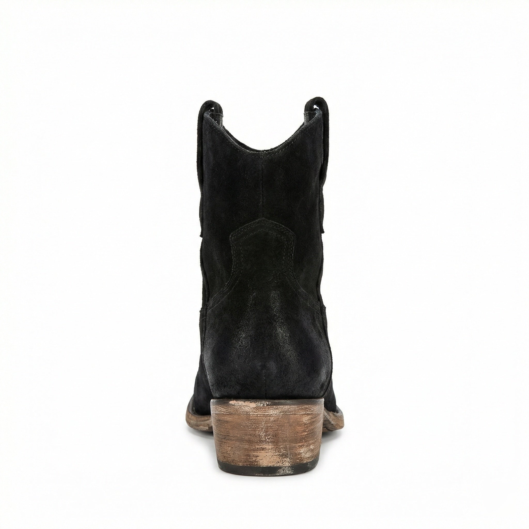 Kurze Cowboy-Stiefel | Western | Wildleder | Knöchel-Stiefel | Damenstiefel