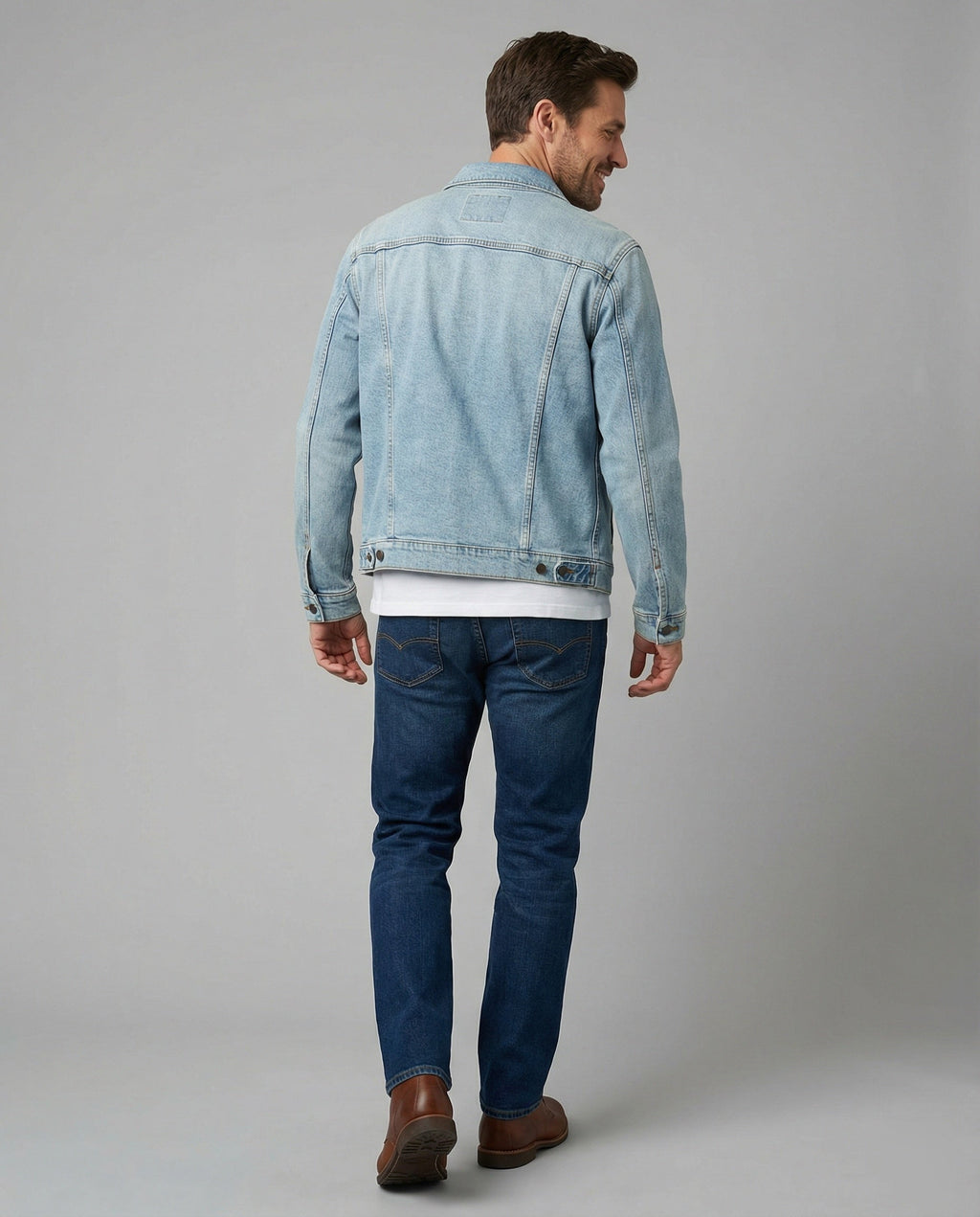 Unisex Jeansjacke Trucker Klassisch