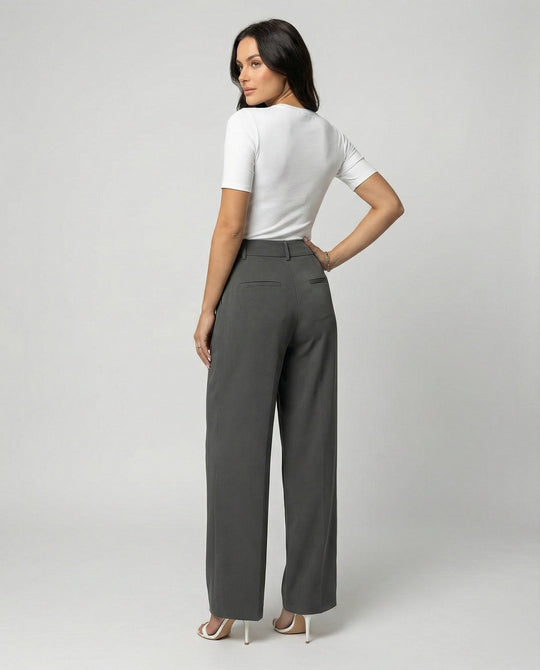 Damen Bundfaltenhose Damen elegant