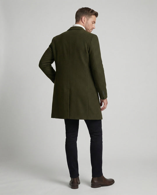Herren eleganter Longblazer mit modernem Schnitt und doppelter Knopfreihe